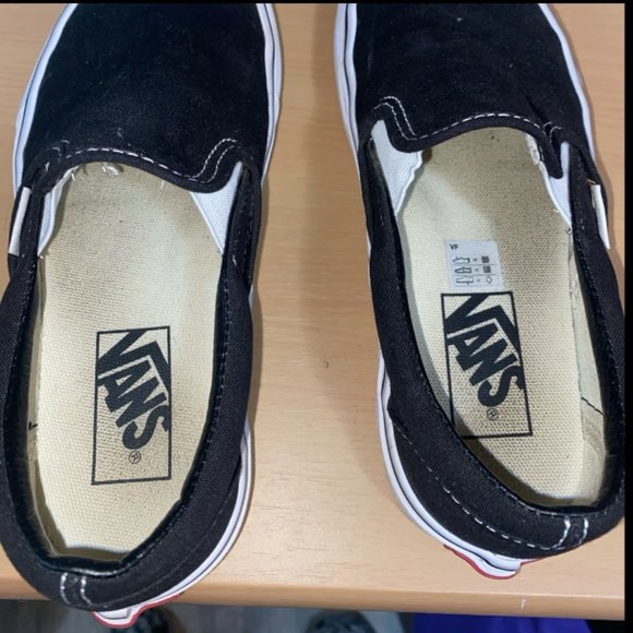 Black vans slip ons size 5.5 women's/ Men's 4.0, footwear, unisex shoes - Picture 5 of 5